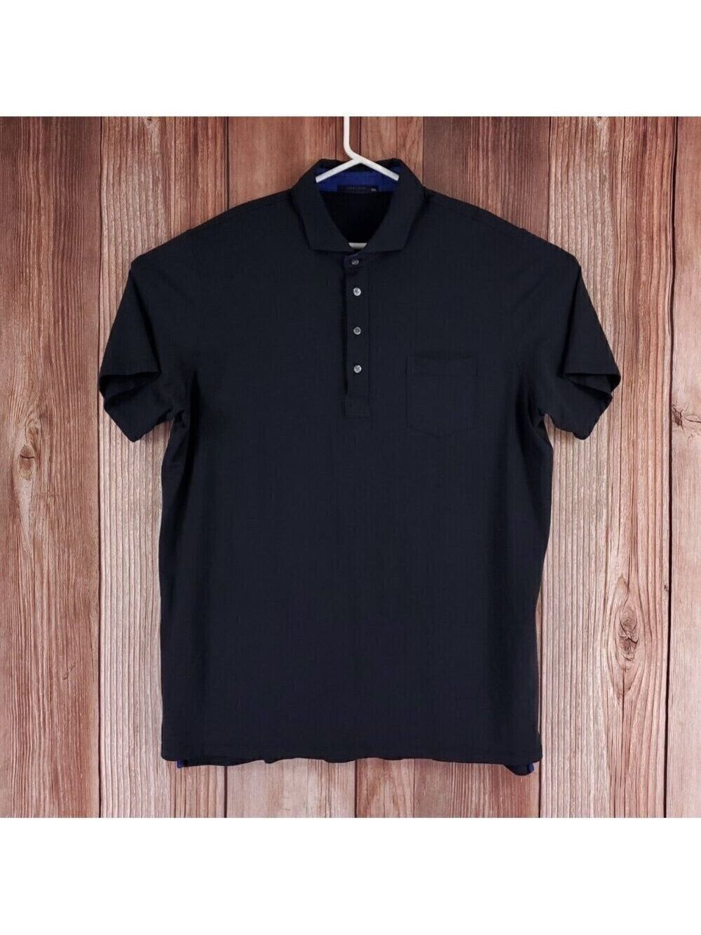 Greyson Mens XXL Black Pima Cotton Modal Short Sleeve Golf Polo Shirt Stretch
